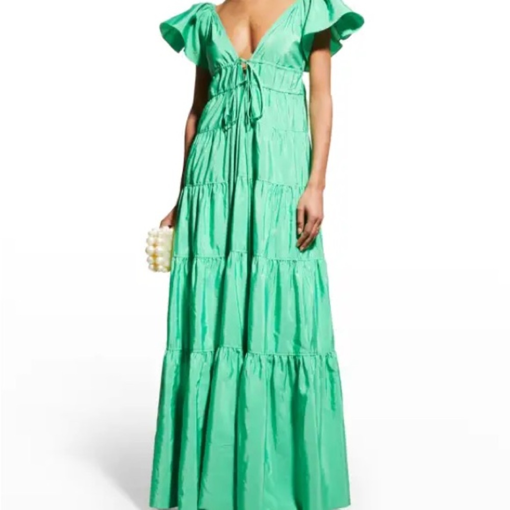 A.L.C.
Luca Tiered Flutter-Sleeve Maxi Dress